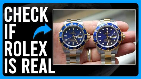 how can you tell if a rolex is real